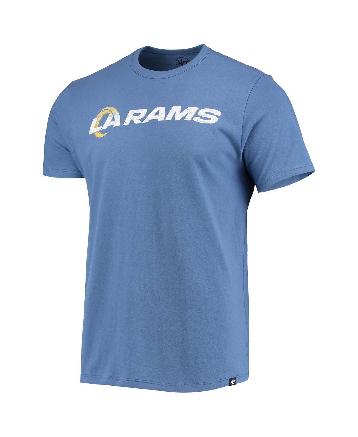 Shop 47 Brand Men's ' Royal Los Angeles Rams Replay Franklin T-shirt