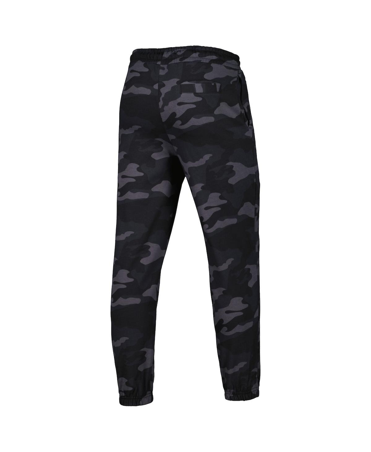 NEW ERA MEN'S NEW ERA BLACK, CAMO PORTLAND TRAIL BLAZERS TONAL JOGGERS 