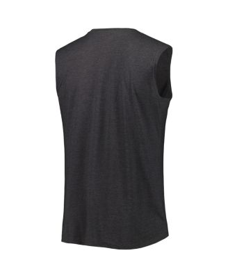 Women's Heather Charcoal New Orleans Saints Plus Size Tank Top