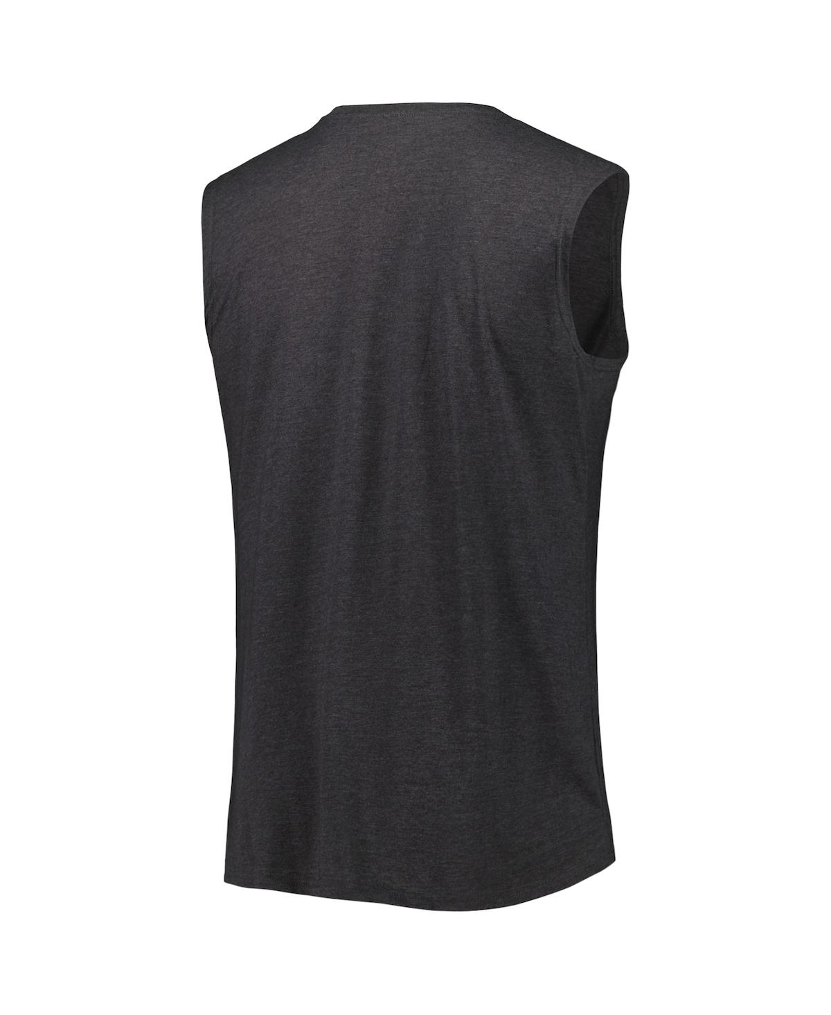 Fanatics Branded Heather Charcoal New Orleans Saints Plus Size Tank Top In Heather Charcoal