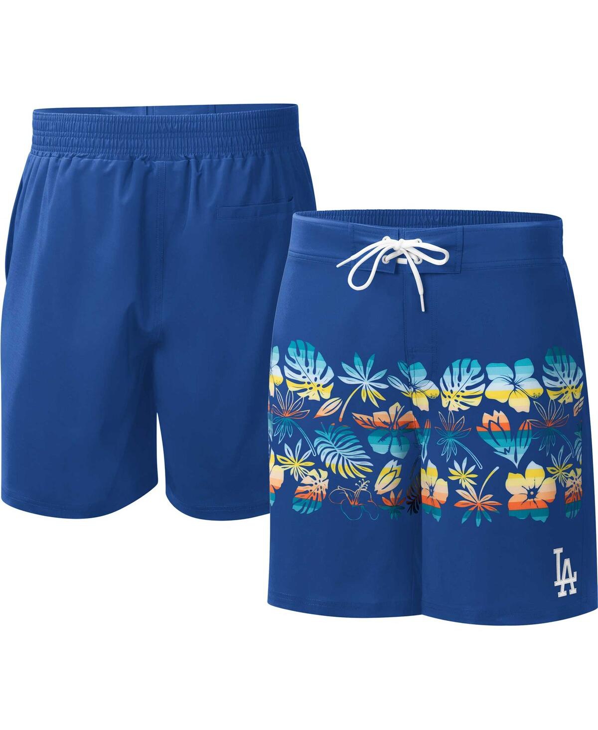 G-iii Sports By Carl Banks Men's  Royal Los Angeles Dodgers Breeze Volley Swim Shorts In Royal