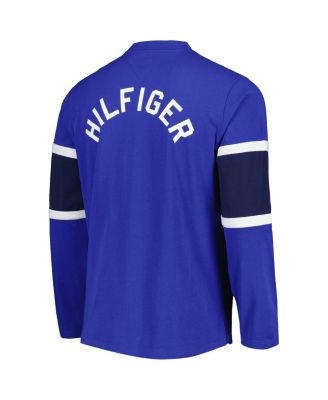 Men's Blue St. Louis Blues Walter Lace-Up Long Sleeve Top