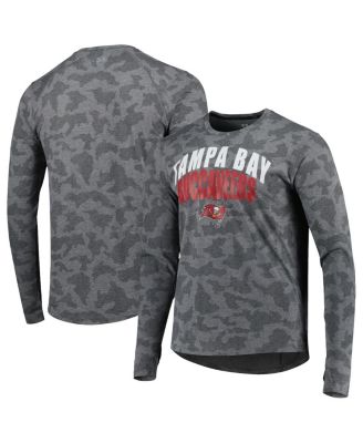 Men's Gray Tampa Bay Buccaneers Performance Camo Long Sleeve T-shirt