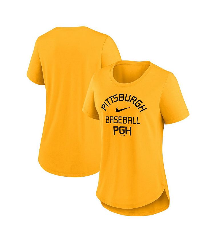 Nike Women's Gold Pittsburgh Pirates 2023 City Connect Tri-Blend T-shirt -  Macy's