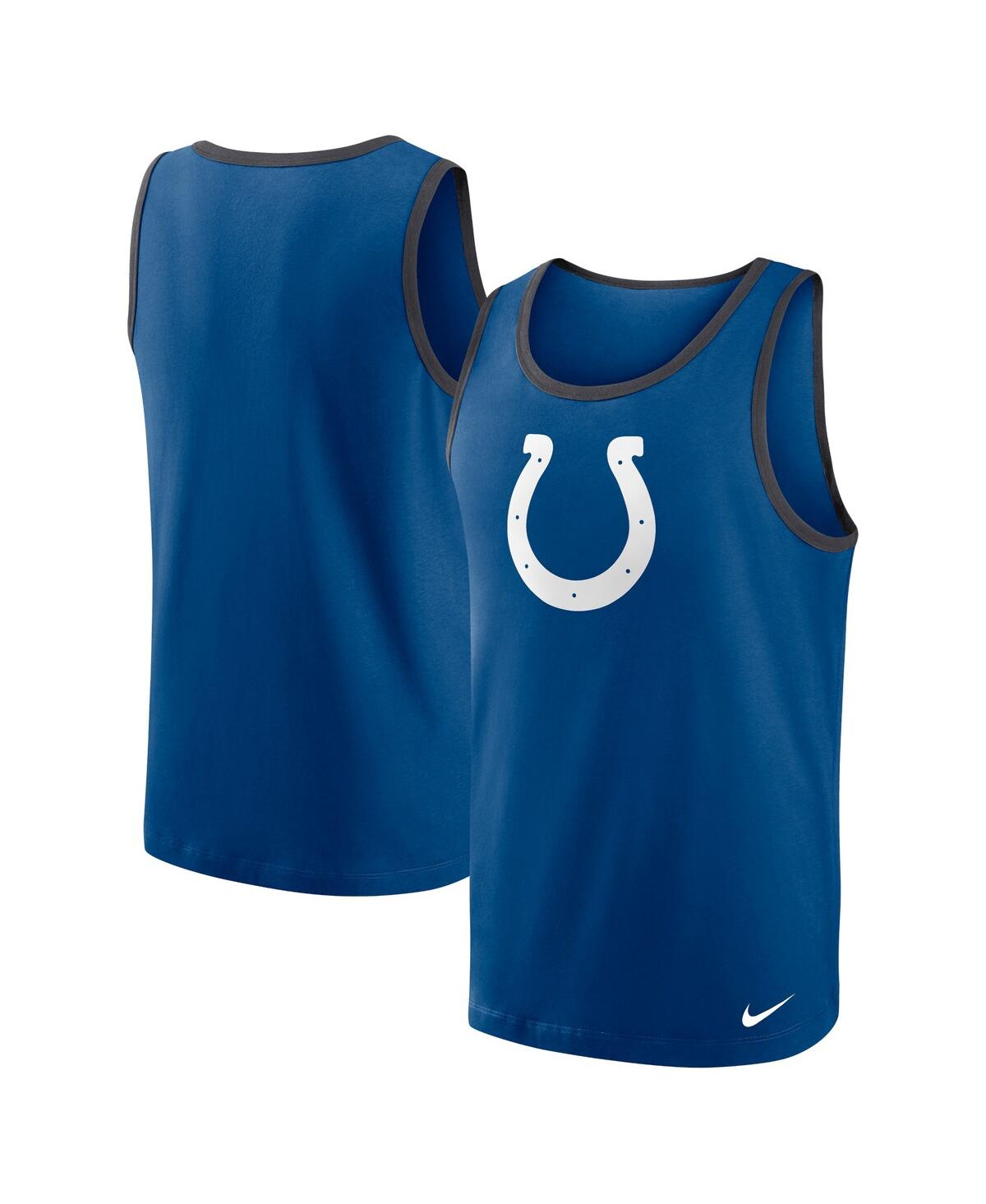 Nike Men's  Royal Indianapolis Colts Tri-blend Tank Top