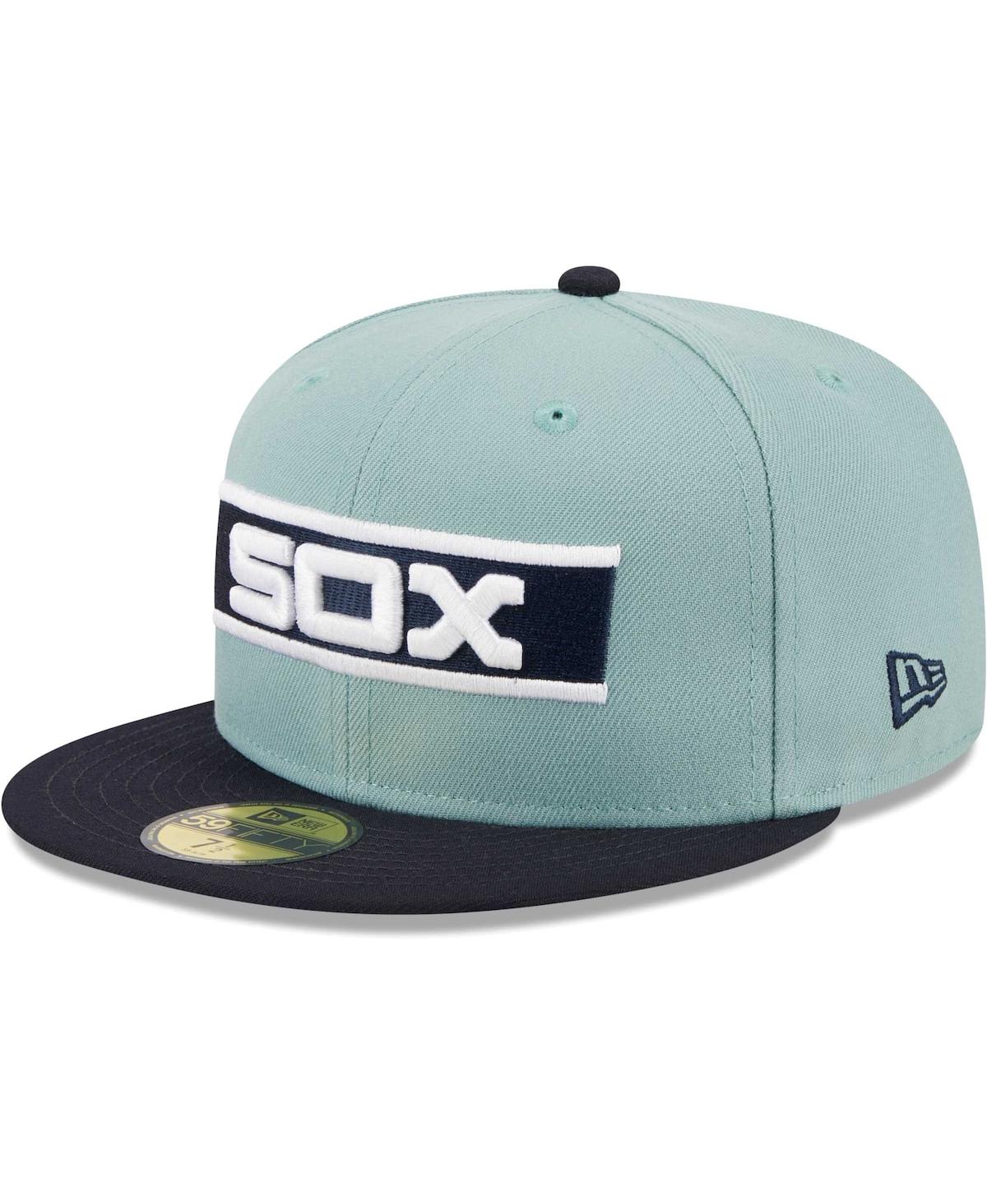 Men's New Era Navy Chicago White Sox Beach Kiss 59FIFTY Fitted Hat - Navy