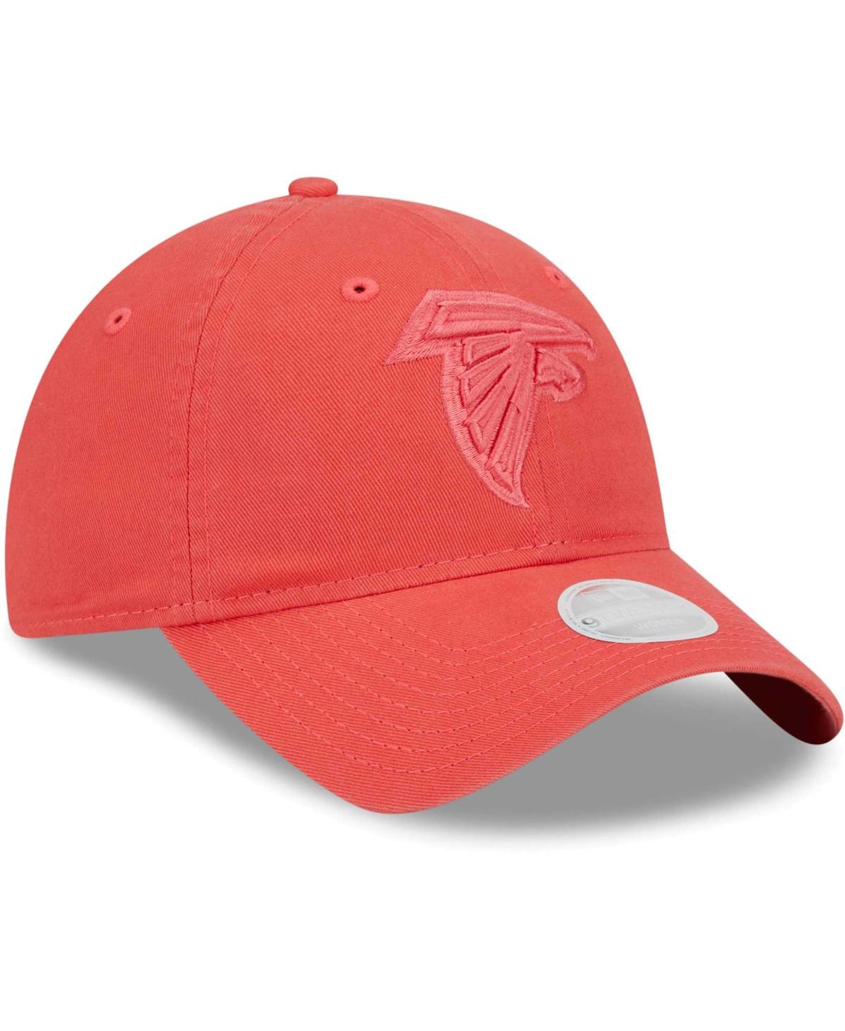 Shop New Era Women's  Red Atlanta Falcons Color Pack Brights 9twenty Adjustable Hat