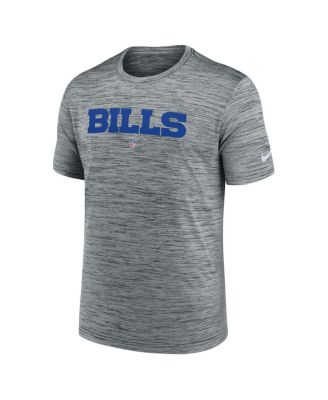 Men's Heather Gray Buffalo Bills Velocity Performance T-shirt