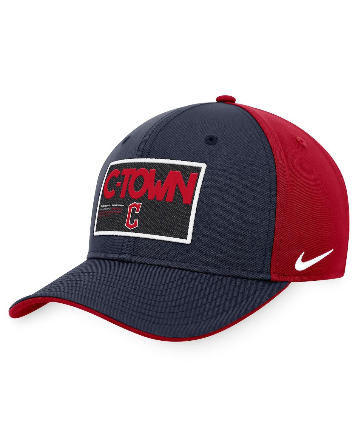 Men's Nike Red Cleveland Guardians Classic99 Colorblock Performance Snapback Hat - Red