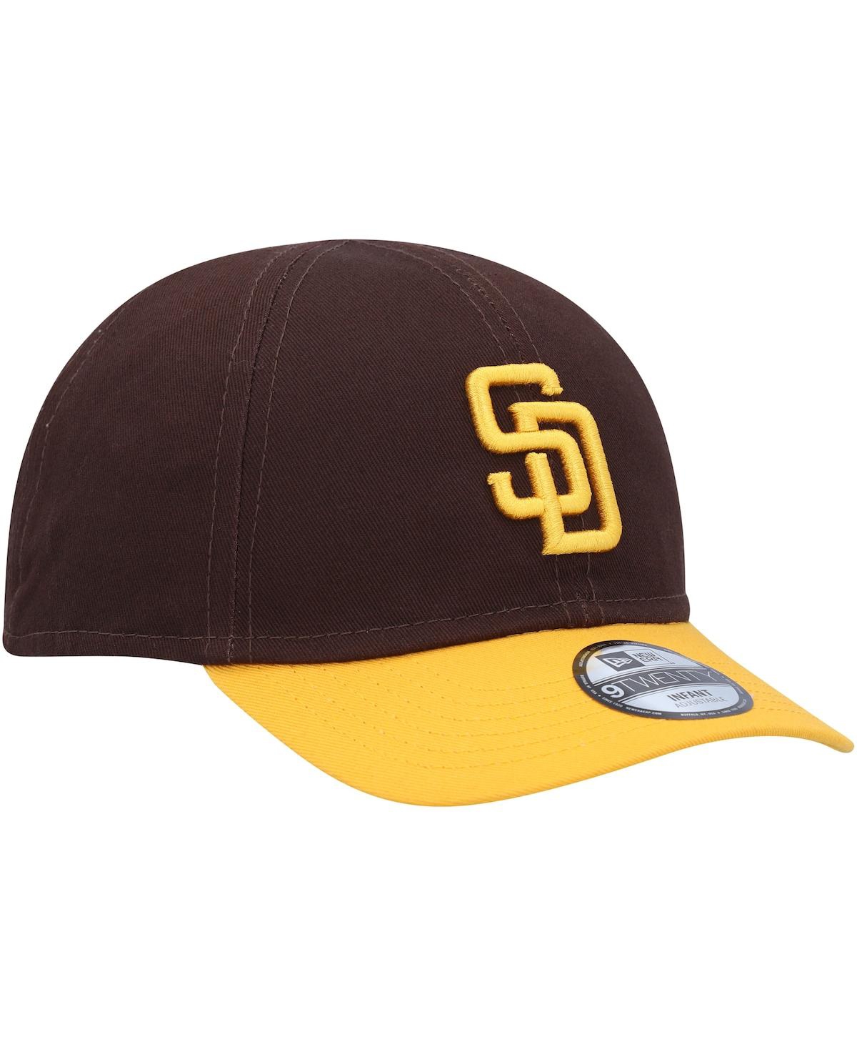 New Era Infant Boys And Girls  Brown San Diego Padres Team Color My First 9twenty Flex Hat In Brown