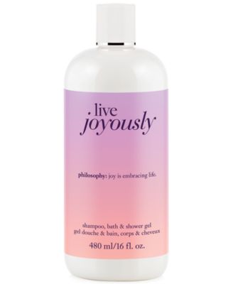philosophy - live joyously shower gel, 16 oz