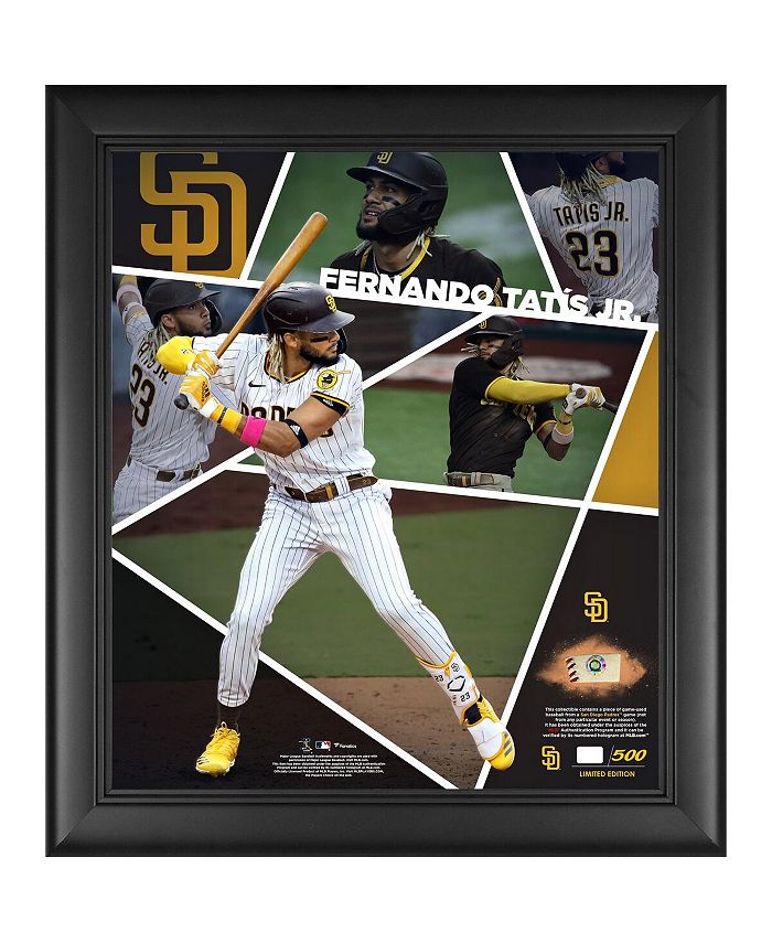 Fernando Tatis Jr Signed Framed Black Nike San Diego Padres