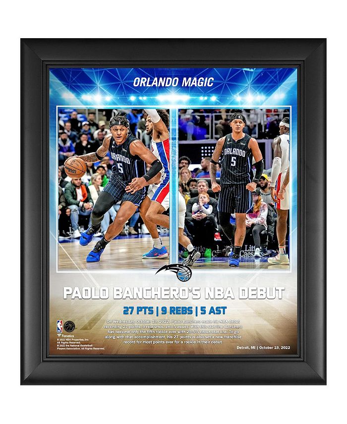 Fanatics Authentic Paolo Banchero Orlando Magic Framed 15 x 17 2022 NBA  Rookie Debut Collage - Macy's