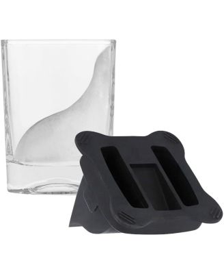 West Virginia Mountaineers 10 Oz Ice Wedge Glass