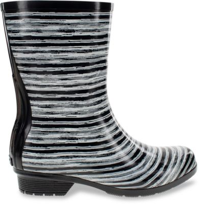 Women's Polished Mid Rain Boot