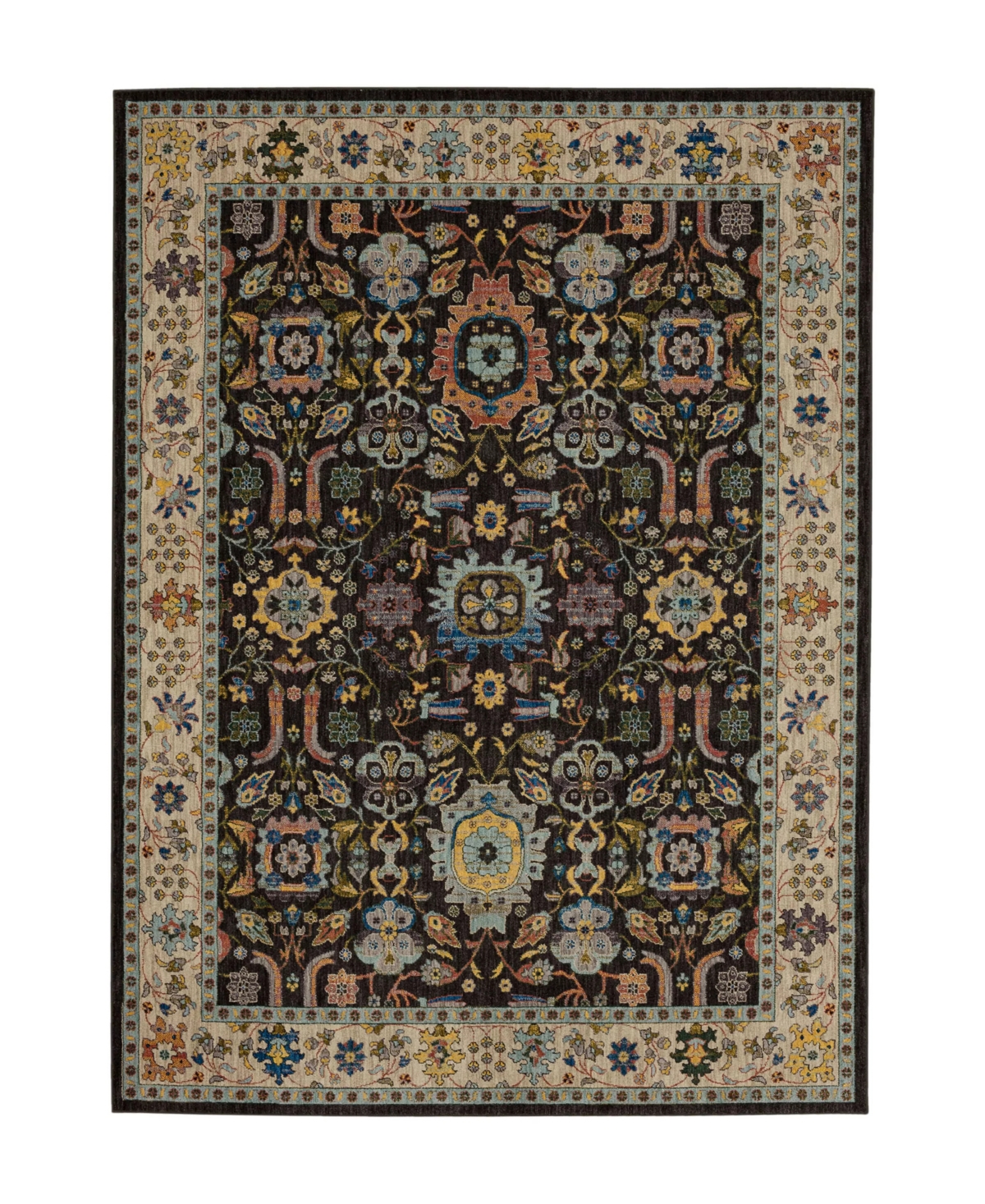 Karastan Pandora Enmity 9'6in x 12'11in Area Rug - Charcoal