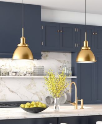 Madison 12" Metal Shade Wide Pendant