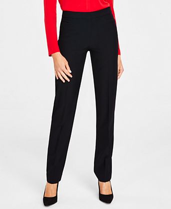 black dress pants for women Pantaln de Vestir Tiro Alto Tall Victoria - Negro Long Womens Dress Pants Make a statement in these stylish pleated womens tall dress pants Rheane Women's Plus Size Wide
