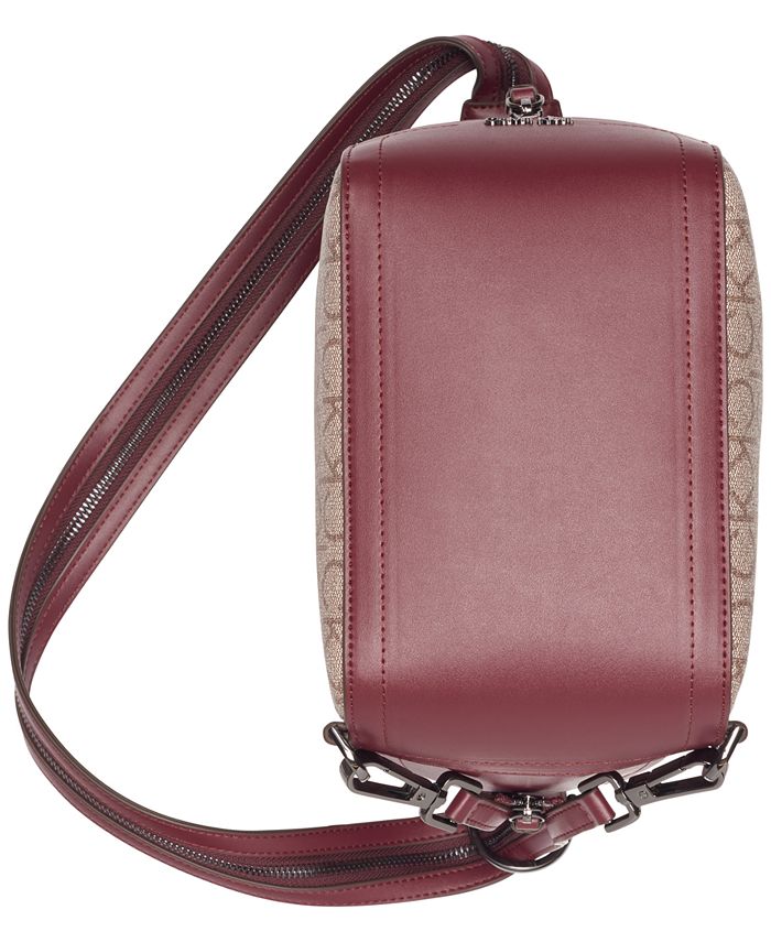 Calvin Klein Moss Convertible Sling Backpack & Hobo Shoulder Bag