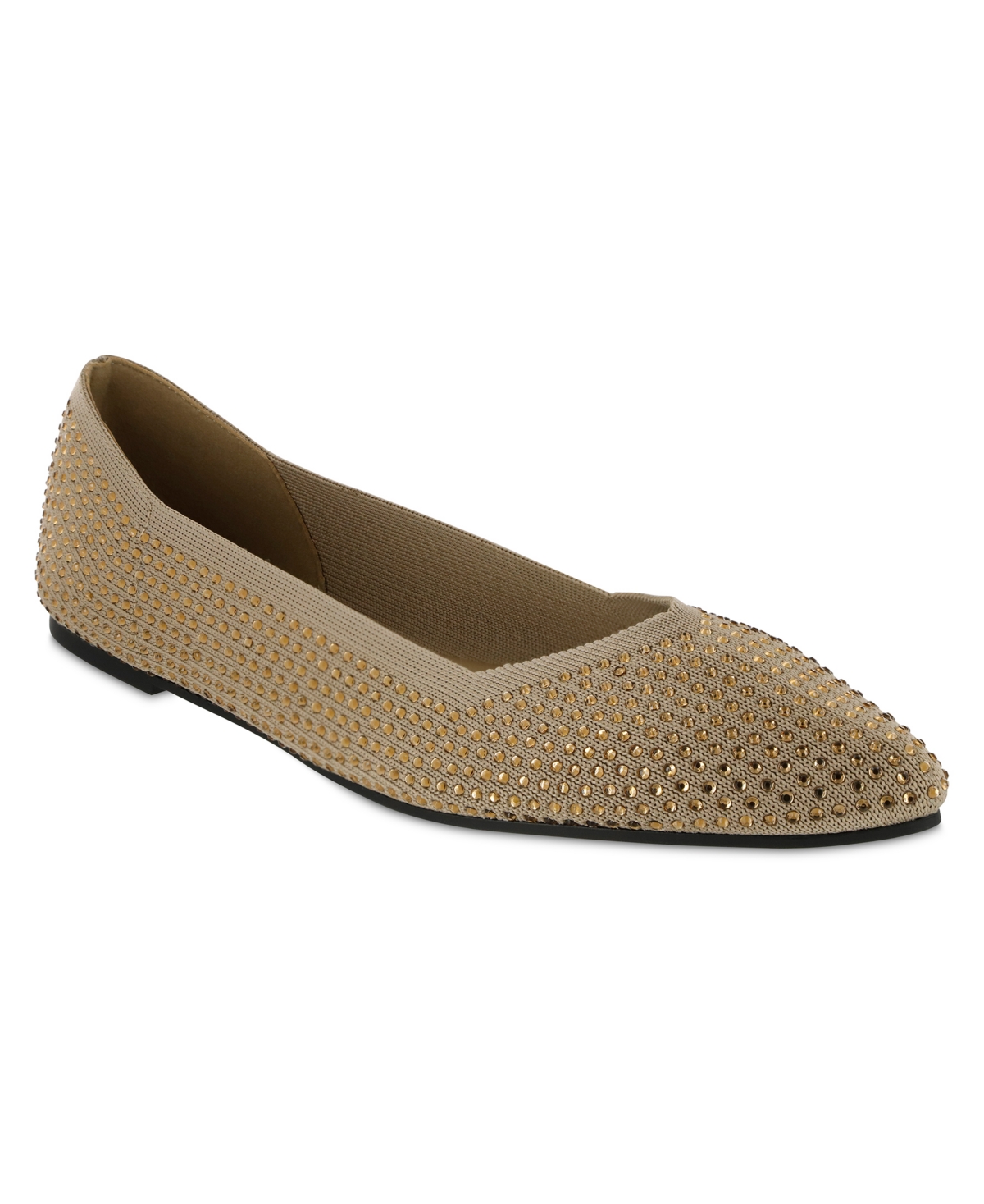 MIA WOMEN'S CALENN-T KNIT POINTED-TOE FLATS 