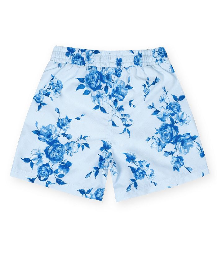 CUPSHE X Vanessa Child Boys Midnight Rose Drawstring Swim Board Shorts