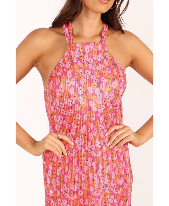 Petal and Pup Women's Melody Plisse Halter Maxi Dress - Macy's