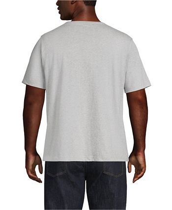 Lands' End Big & Tall Super-T Short Sleeve T-Shirt with Pocket - Macy's