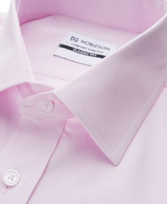 Men Classic-Fit Solid Color Dress Shirt