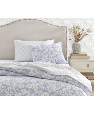 Silhouette Floral 3-Pc. Duvet Cover Set, Full/Queen, Exclusively at Macy’s