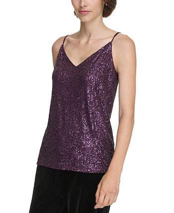 Petite Sequin Camisole