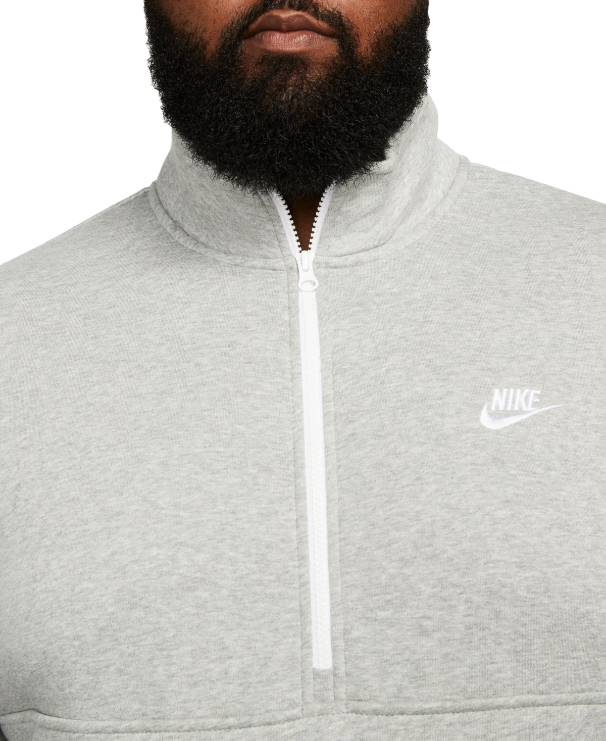 Nike Sportswear Club Men's Brushed Back Half-Zip Pullover