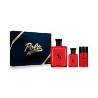 3-Piece Ralph Lauren Men's Polo Red Eau de Toilette Gift Set