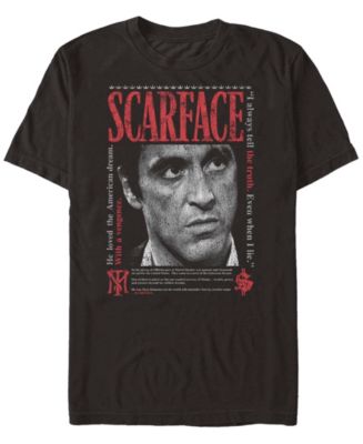 Fifth Sun Men's Scarface Stare Down Short Sleeves T-shirt - Macy's