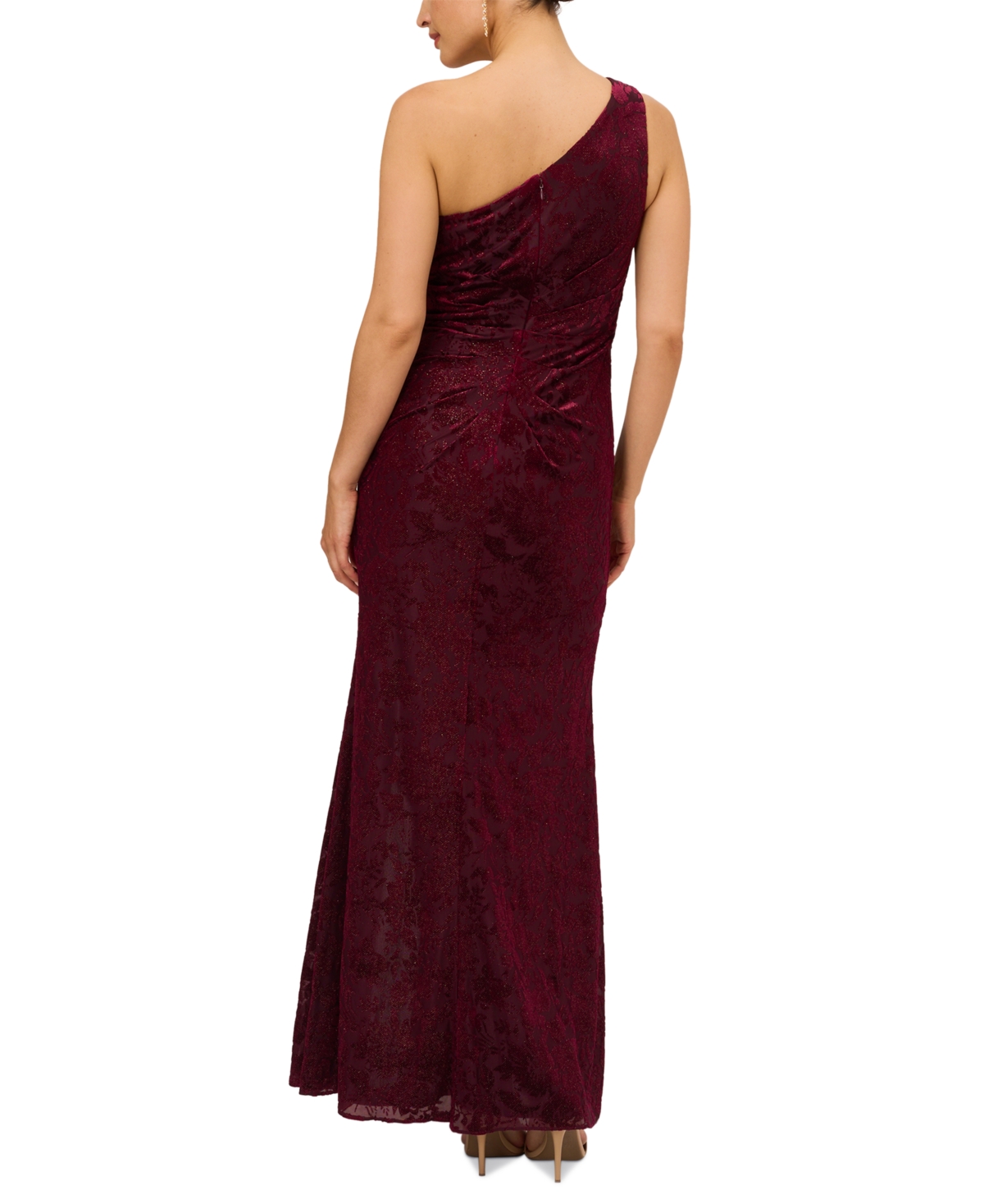 strapless open back dress One Shoulder Maxi Dress