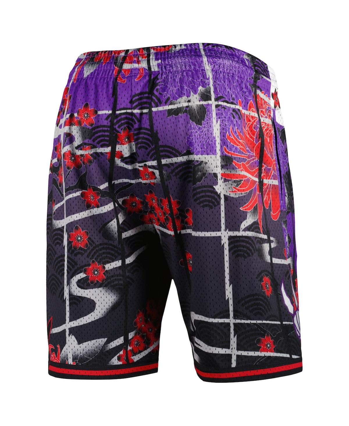 Shop Mitchell & Ness Men's  Purple Toronto Raptors Lunar New Year Swingman Shorts