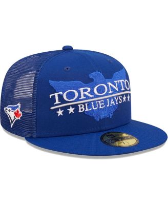 Men's Royal Toronto Blue Jays Patriot Trucker 9FIFTY Snapback Hat
