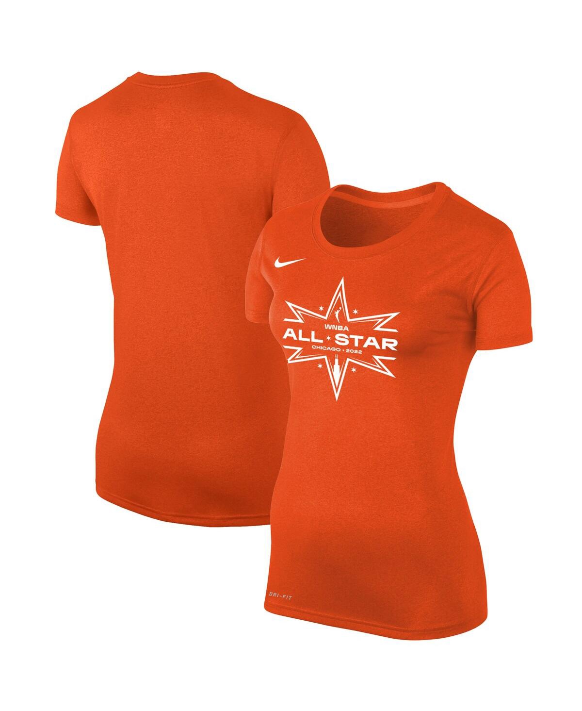 Nike Orange 2022 Wnba All-star Game Logo Legend Performance T-shirt In Orange