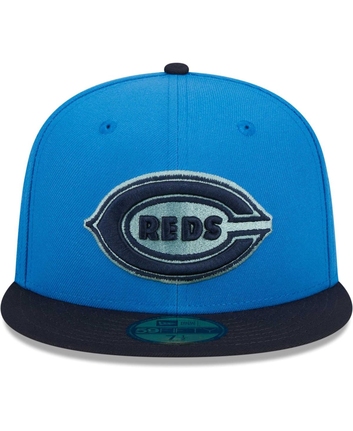 New Era Royal Cincinnati Reds 59fifty Fitted Hat In Royal