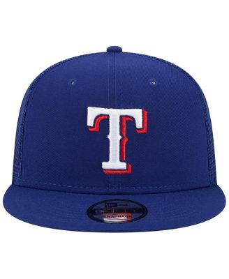 Men's Royal Texas Rangers Team Color Trucker 9FIFTY Snapback Hat