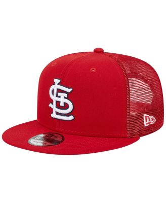 Men's Red St. Louis Cardinals Team Color Trucker 9FIFTY Snapback Hat