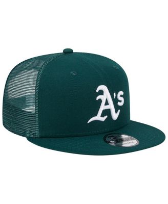 Men's Green Oakland Athletics Team Color Trucker 9FIFTY Snapback Hat