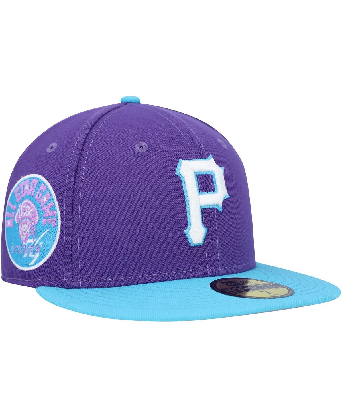Men's New EraPittsburgh Pirates Vice 59FIFTY Fitted Hat - Purple