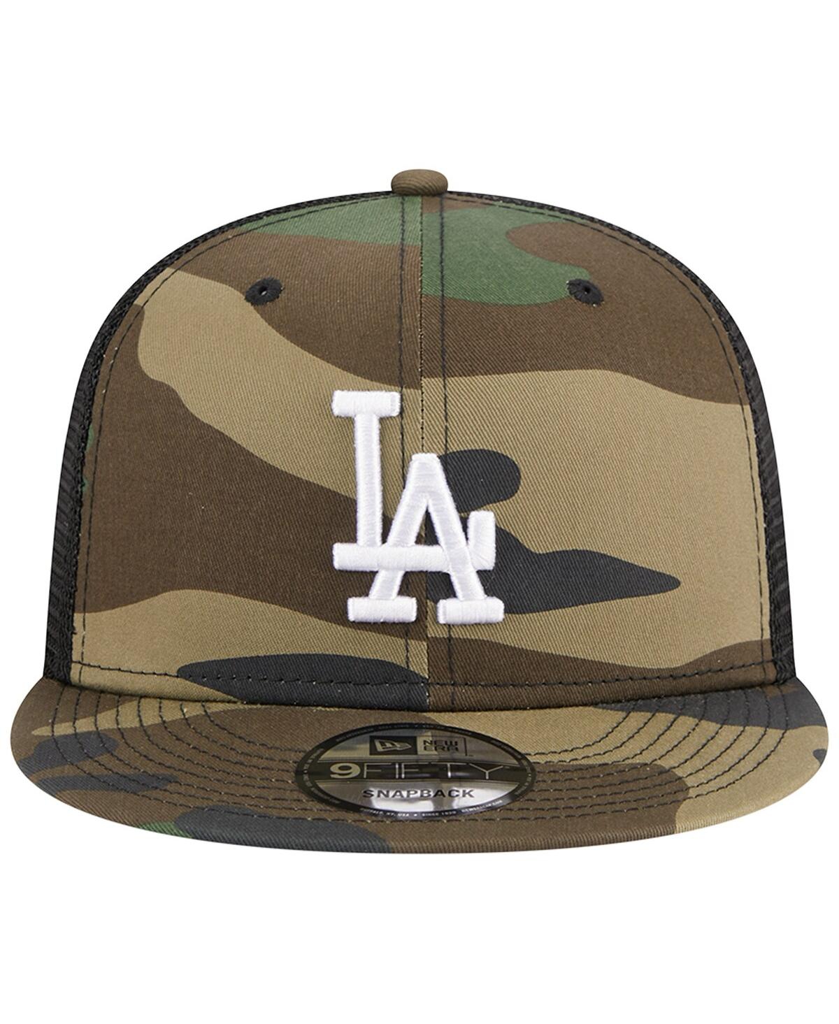 Men's New EraLos Angeles Dodgers WoodlandTrucker 9FIFTY Snapback Hat - Camo