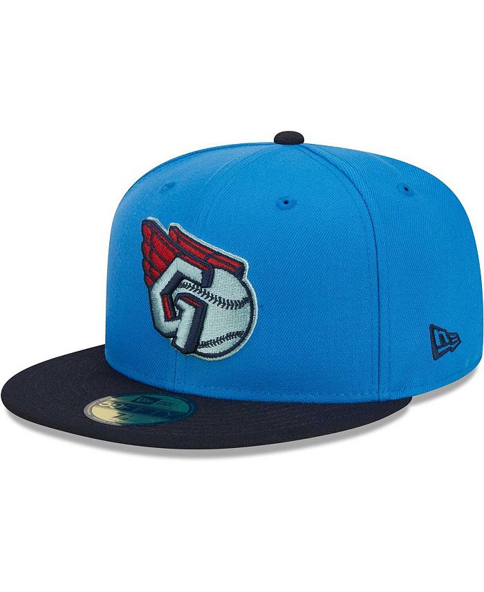 New Era Men's Royal Cleveland Guardians 59FIFTY Fitted Hat - Macy's