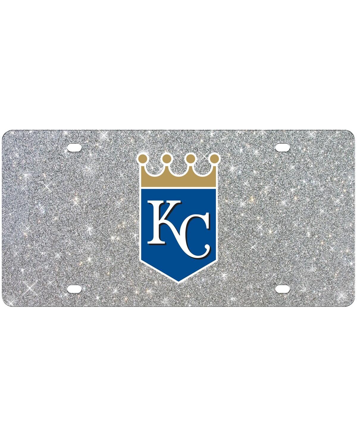 Kansas City Royals Acrylic Glitter License Plate - Multi
