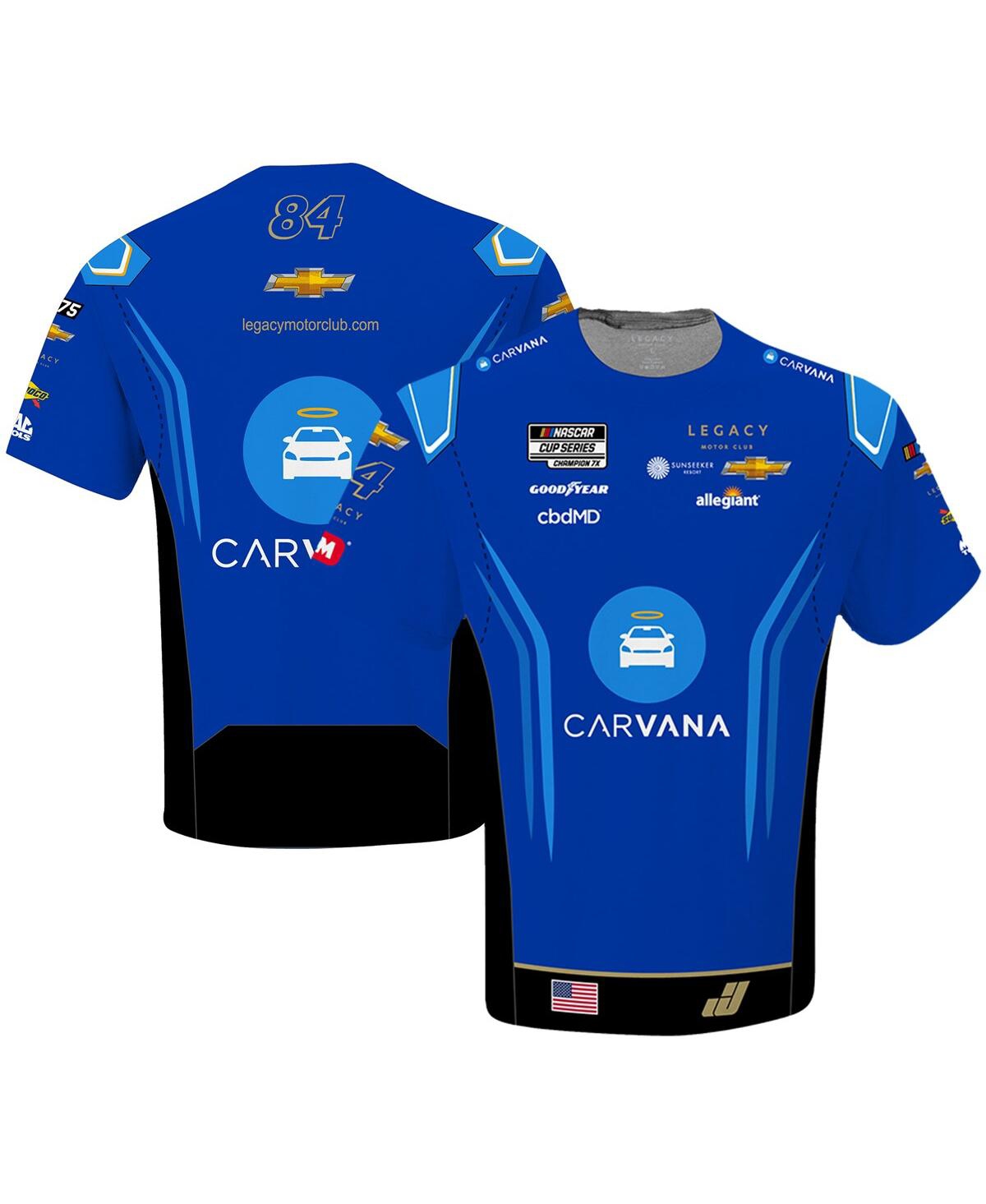 Men's Legacy Motor Club Team Collection Blue Jimmie Johnson Carvana Sublimated Uniform T-shirt - Blue