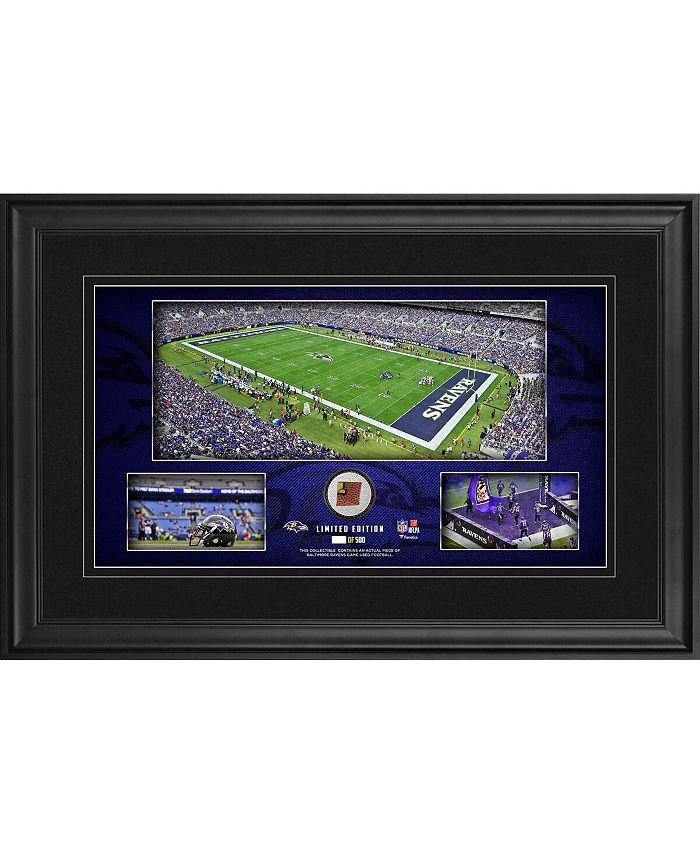 Fanatics Authentic San Francisco 49ers Framed 10 x 18 Stadium Panoramic Collage with Game-Used Football - Limited Edition of 500