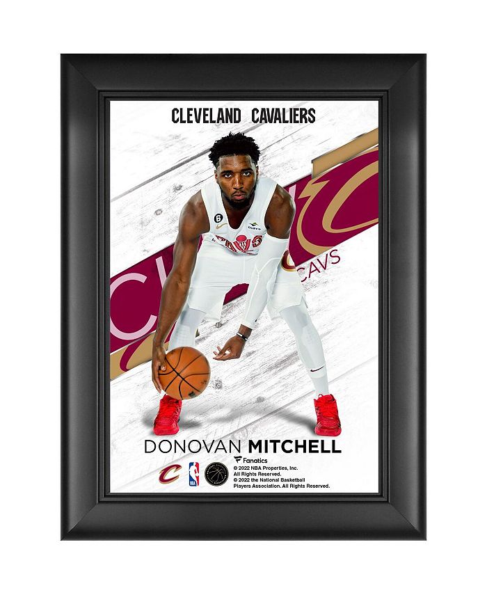 Fanatics Authentic Donovan Mitchell Cleveland Cavaliers Framed 5" x 7