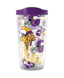 Minnesota Vikings Drink Set Boxed 17oz Stemless Wine and 16oz Tankard