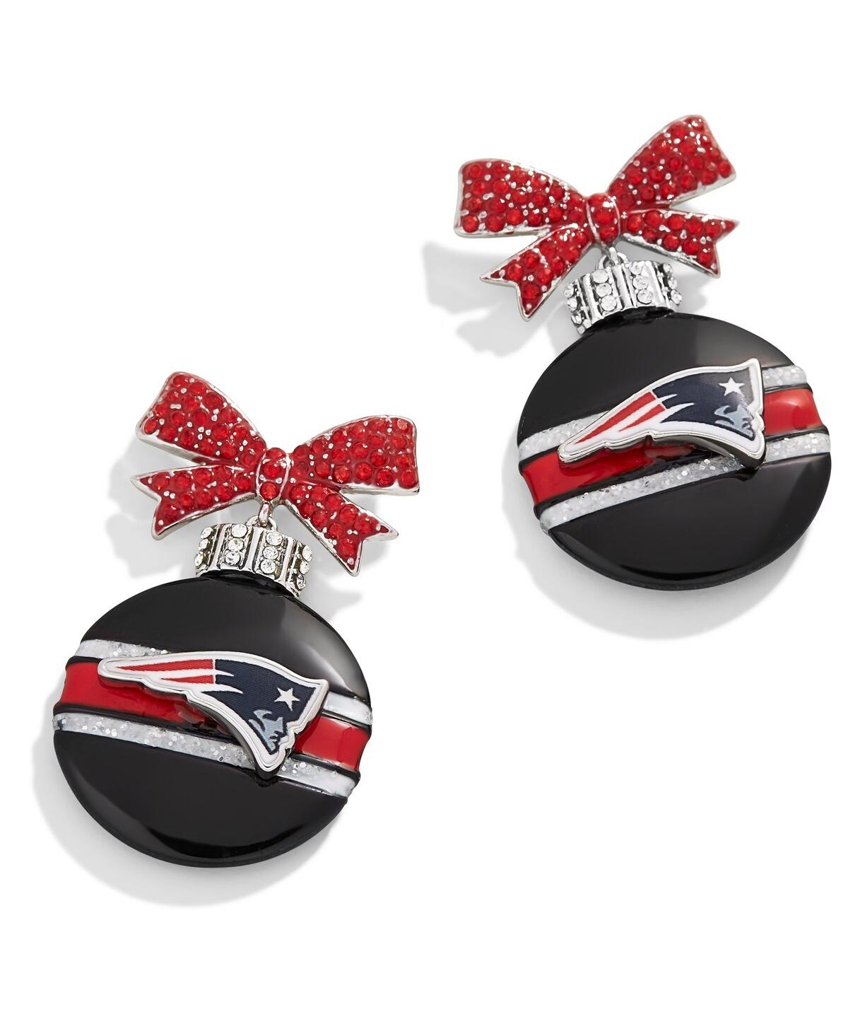 Shop Baublebar Women's  New England Patriots Ornament Earrings In Navy